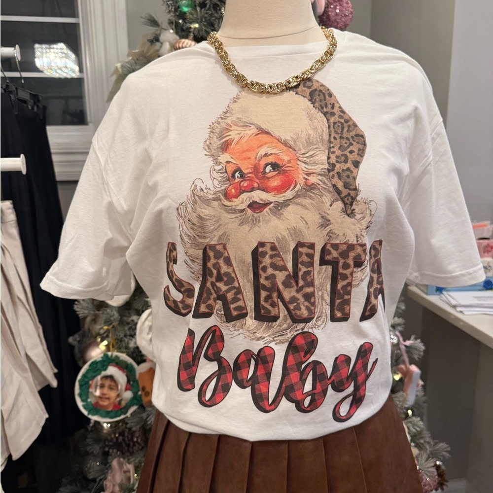 Santa Baby Kids T-Shirt - White
